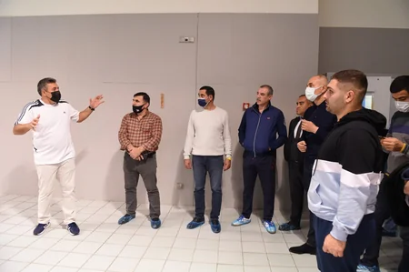 Su İdmanı Sarayında jurnalistlər üçün tanışlıq turu təşkil olunub