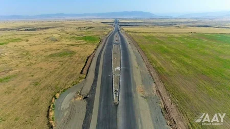 Bərdə-Ağdam avtomobil yolunun tikintisi sürətlə davam etdirilir