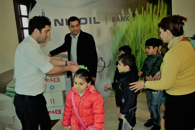 “Nikoil Bank” Novruz bayramı ilə əlaqədar xeyriyyə aksiyası keçirib