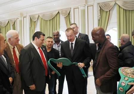 President Ilham Aliyev receives participants of 55th Convention of World Boxing Council