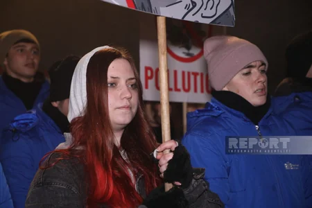 Акция на дороге Ханкенди-Лачын продолжается и в вечернее время