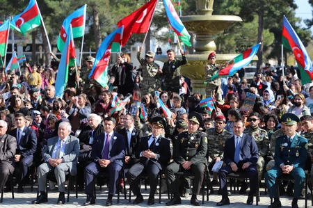 Neftçalada Zəfər yürüşü keçirilib