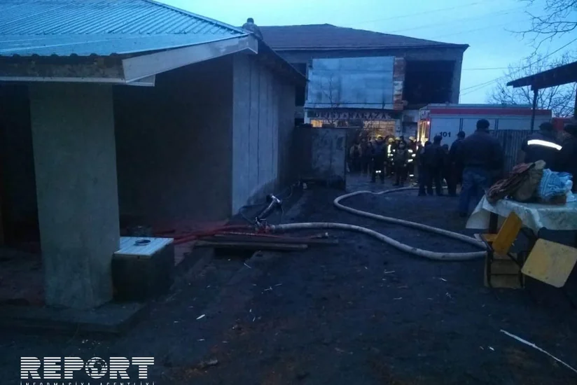 В Гахе в сауне произошел пожар - ВИДЕО - ОБНОВЛЕНО