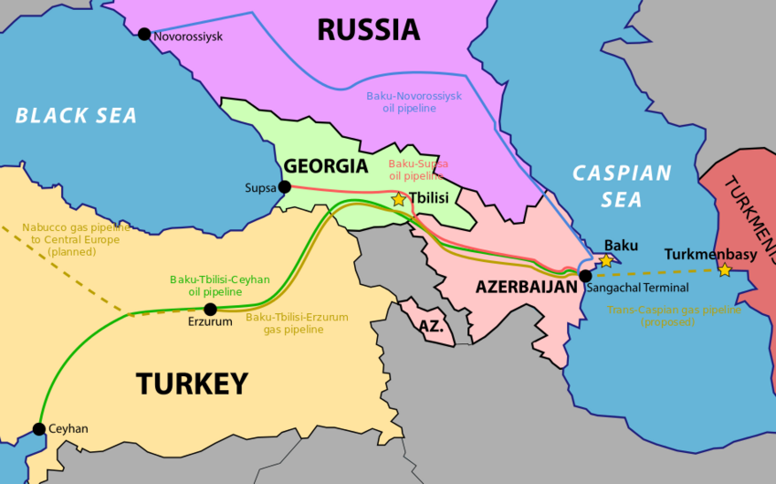 Bakı-Supsa neft boru kəmərindən neft oğurlamaqda şübhəli bilinən iki nəfər saxlanılıb