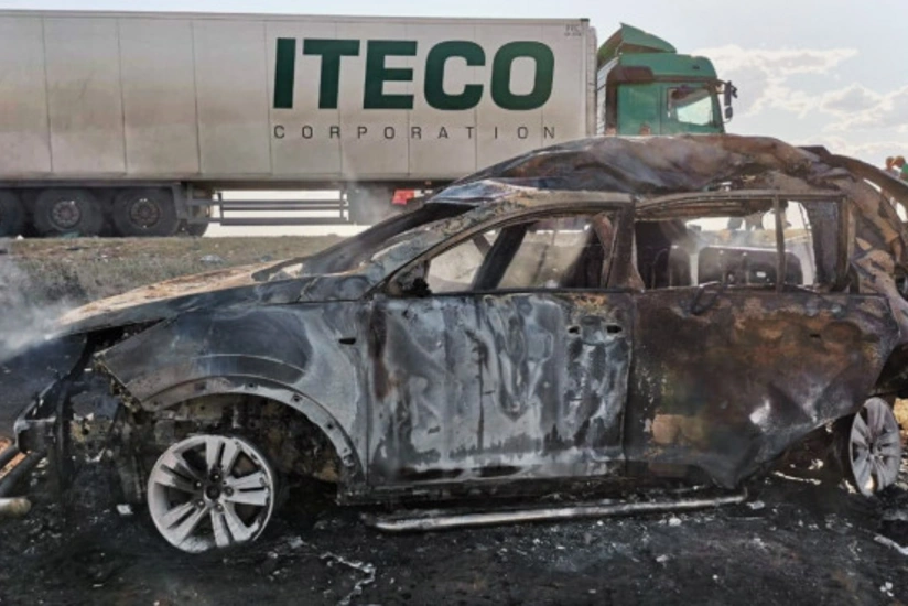 Rusiyada dörd nəfər avtomobildə yanaraq ölüb