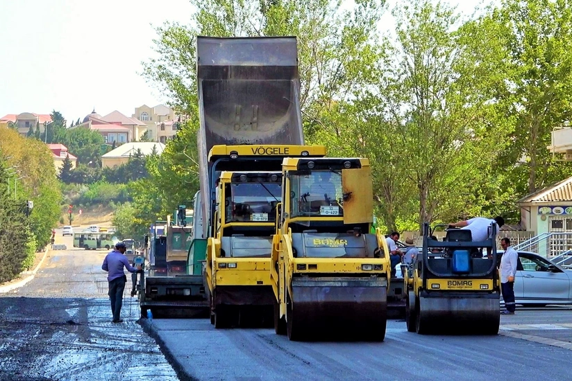 Bakının Bəhruz Nuriyev küçəsi əsaslı təmir olunur