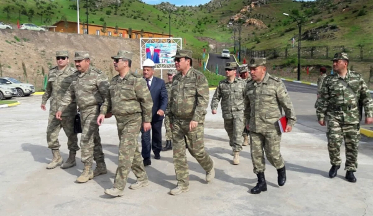 A new military unit built for Azerbaijani army was put into operation on the frontline