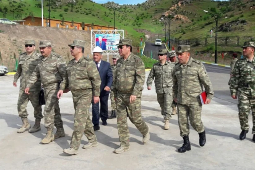 A new military unit built for Azerbaijani army was put into operation on the frontline