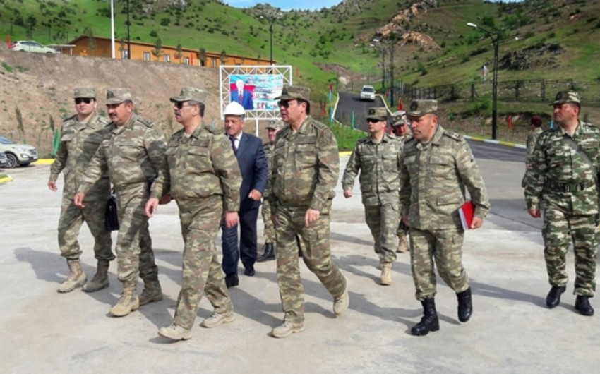 A new military unit built for Azerbaijani army was put into operation on the frontline