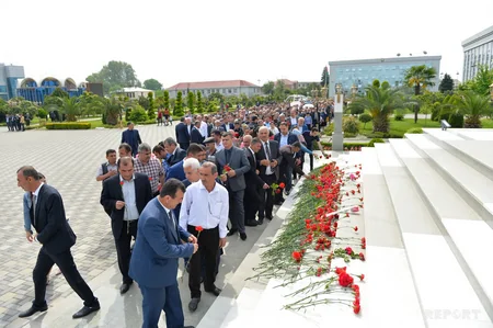 Lənkəranda Heydər Əliyevin anadan olmasının 96-cı ildönümü qeyd olunub - FOTO