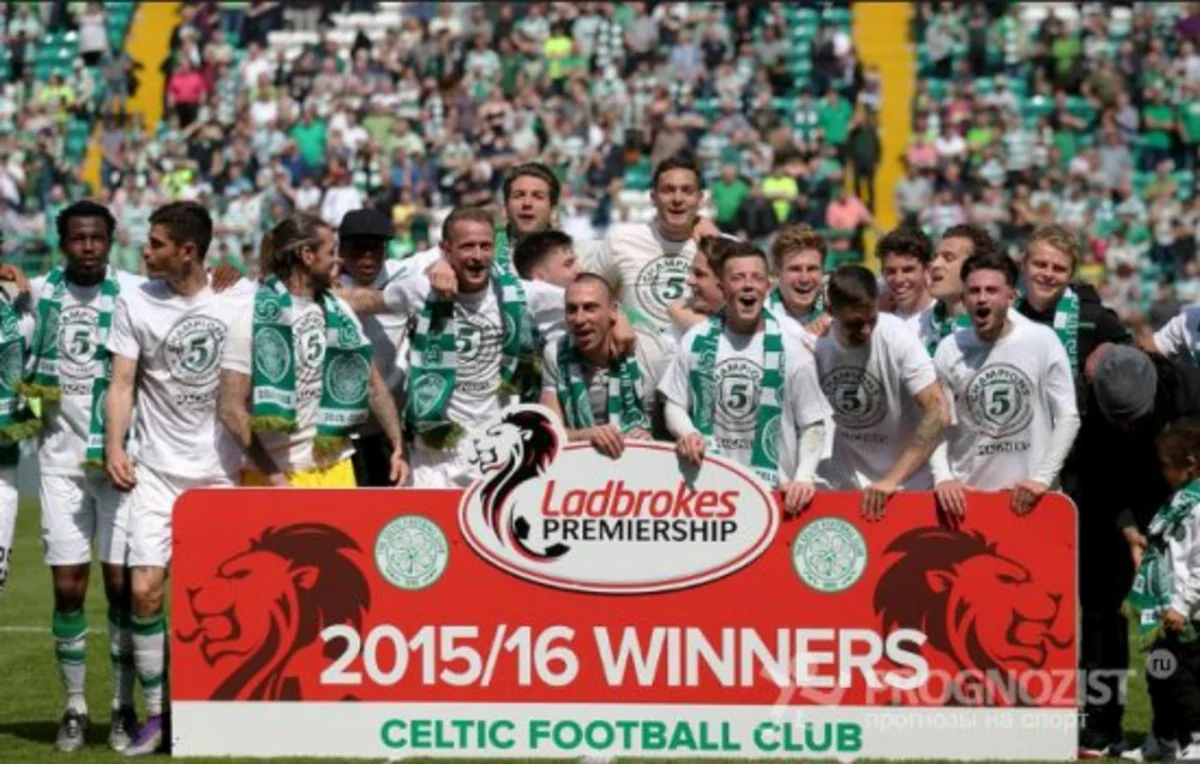 ​Селтик в пятый раз подряд стал чемпионом Шотландии