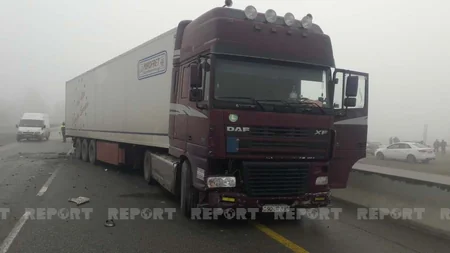 Bakı-Qazax yolunda daha bir qəza, 2 polis xəsarət aldı