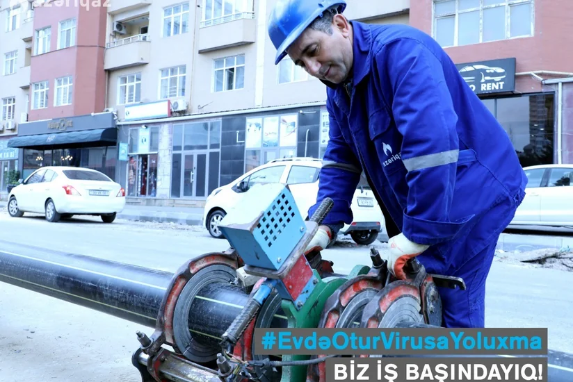 “Azəriqaz” koronavirusla bağlı aksiyaya qoşuldu - VİDEO
