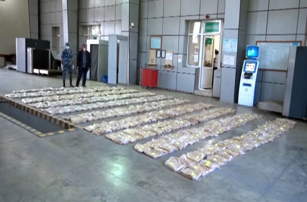 Gömrükçülər 545 kiloqram heroin aşkar edib - VİDEO