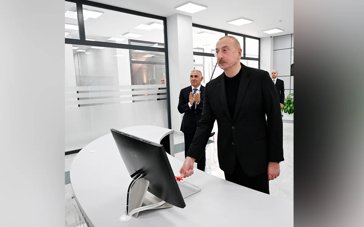 President Ilham Aliyev attends opening of Zangilan Electric Power Network's Digital Control Center