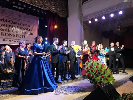 Bakıda Qazaxıstan orkestrinin simfonik konserti keçirilib - FOTO