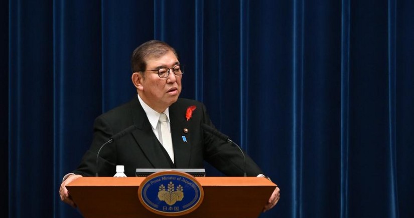 Japan’s PM vows to pursue peace, be mindful of 'remorse' on WWII anniversary