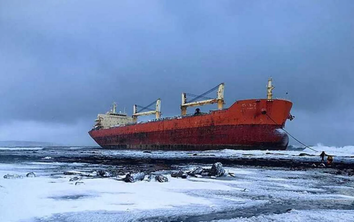 Китай доставит на Сахалин оборудование для снятия с мели сухогруза
