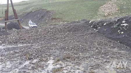 Quba-Xınalıq yolu boyunca hərəkət bərpa olunub