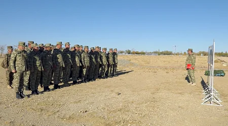 В Нахчыванском гарнизоне состоялись учебно-методические сборы