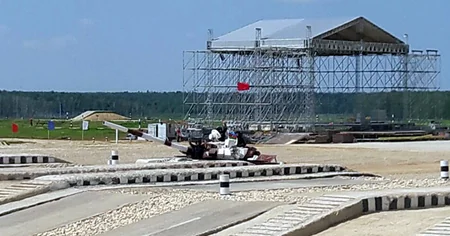 ​Azərbaycan tankçıları Tank biatlonu yarışlarında yarımfinala vəsiqə qazanıb - FOTO