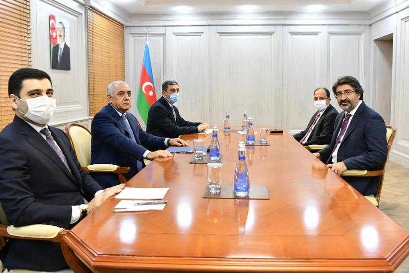 Azerbaijani premier meets Turkish Banks Association Board Chairman