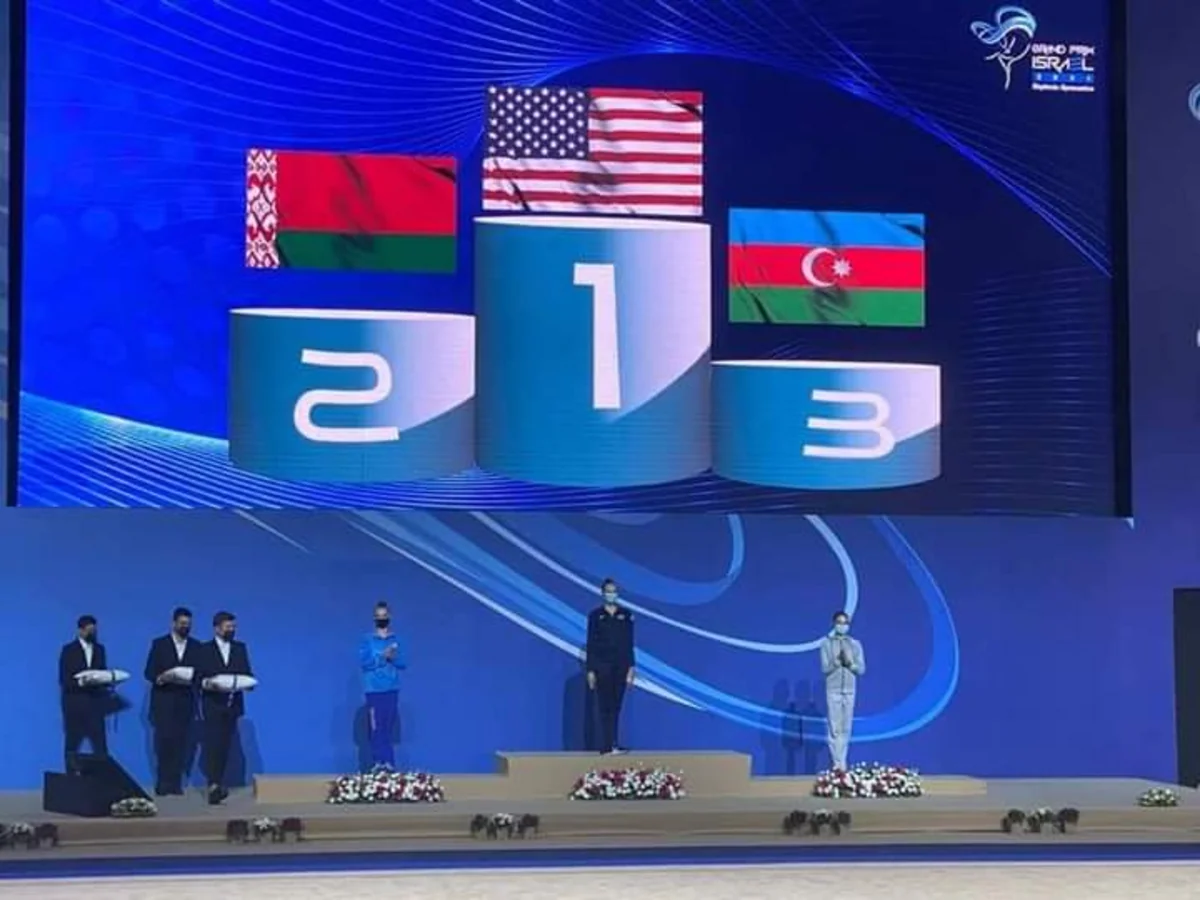 Gimnastlarımız İsraildə növbəti medallarını qazanıb