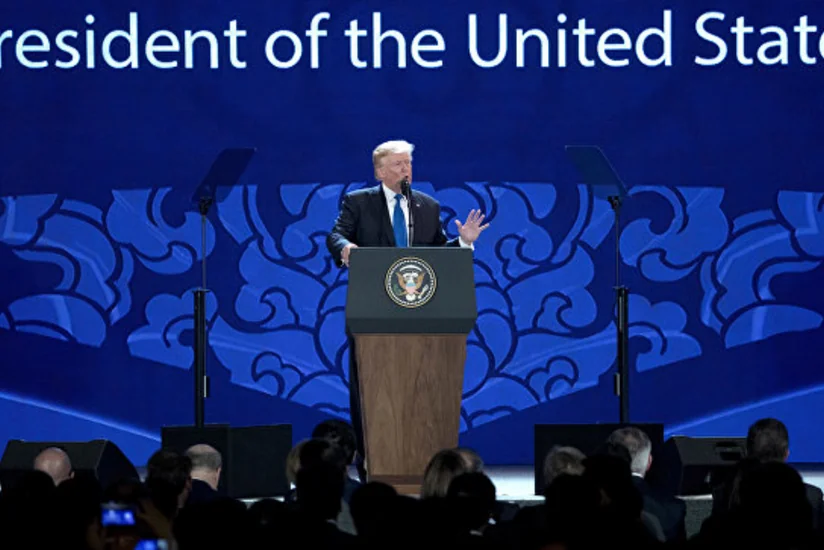 Donald Trump misses APEC opening ceremony