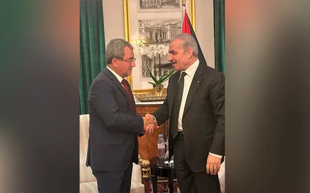 Türkiyə XİN başçısının müavini Fələstinin Baş naziri ilə görüşüb