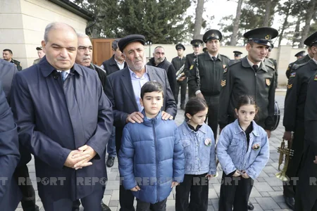 Vətən müharibəsi şəhidinin məzarı ziyarət olunub