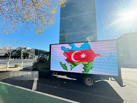 Nyu Yorkda Zəfər Günü münasibəti ilə məlumatlandırma aksiyası keçirilib