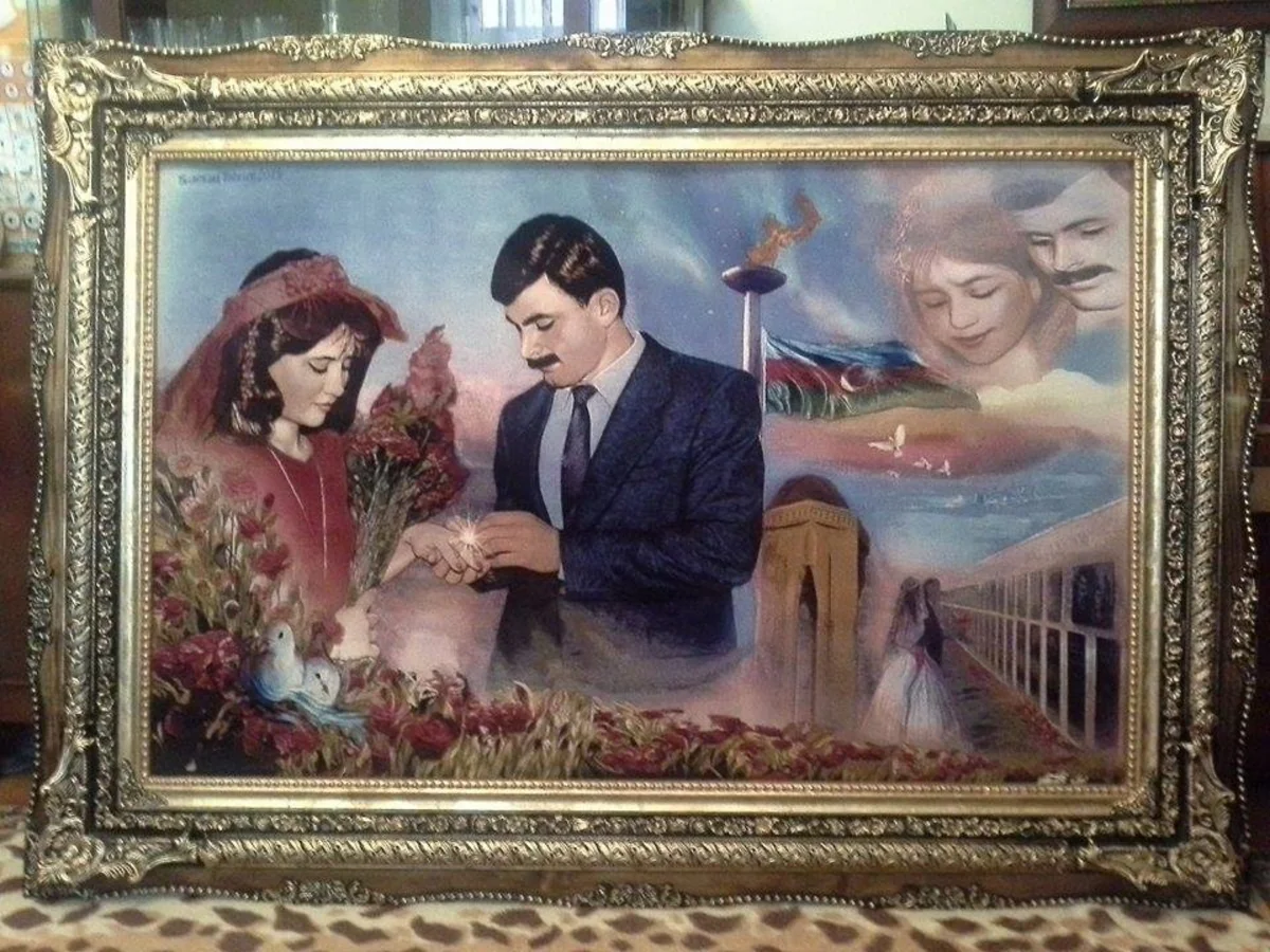 ​Təbrizli sənətkar bir ilə İlham-Fərizə adlı xalça toxuyub - FOTO