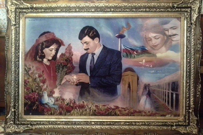 ​Təbrizli sənətkar bir ilə İlham-Fərizə adlı xalça toxuyub - FOTO