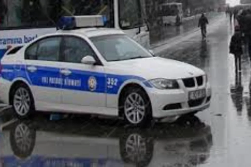 Bakı Yol Polisi yağmurlu hava şəraiti ilə əlaqədar gücləndirilmiş iş rejimində çalışır
