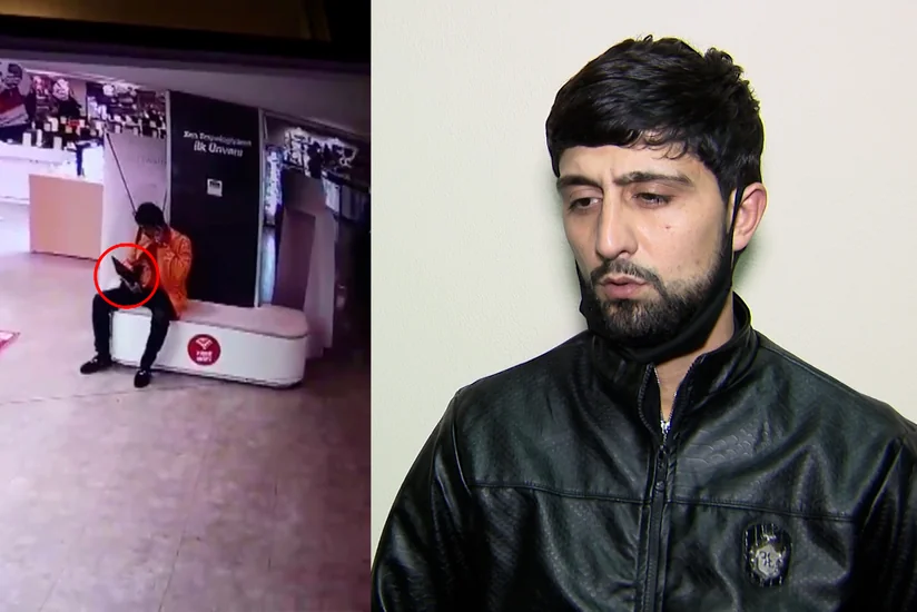 Bakıda məşhur mağazalardan oğurluq edən şəxs tutuldu