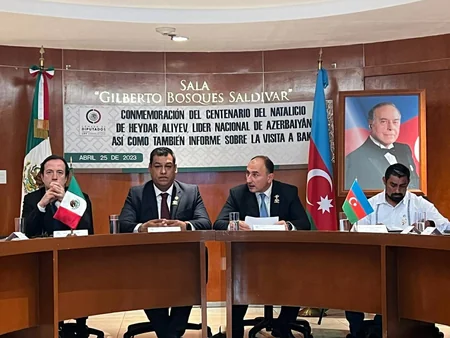 Meksika parlamentində Heydər Əliyevin 100 illik yubileyinə həsr olunan konfrans keçirilib