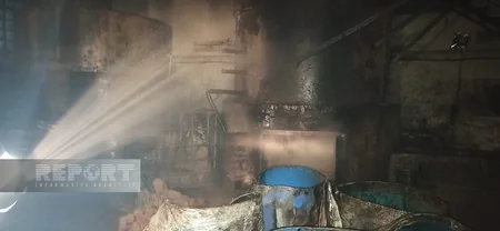 Пожар в Сумгайытском цеху потушен