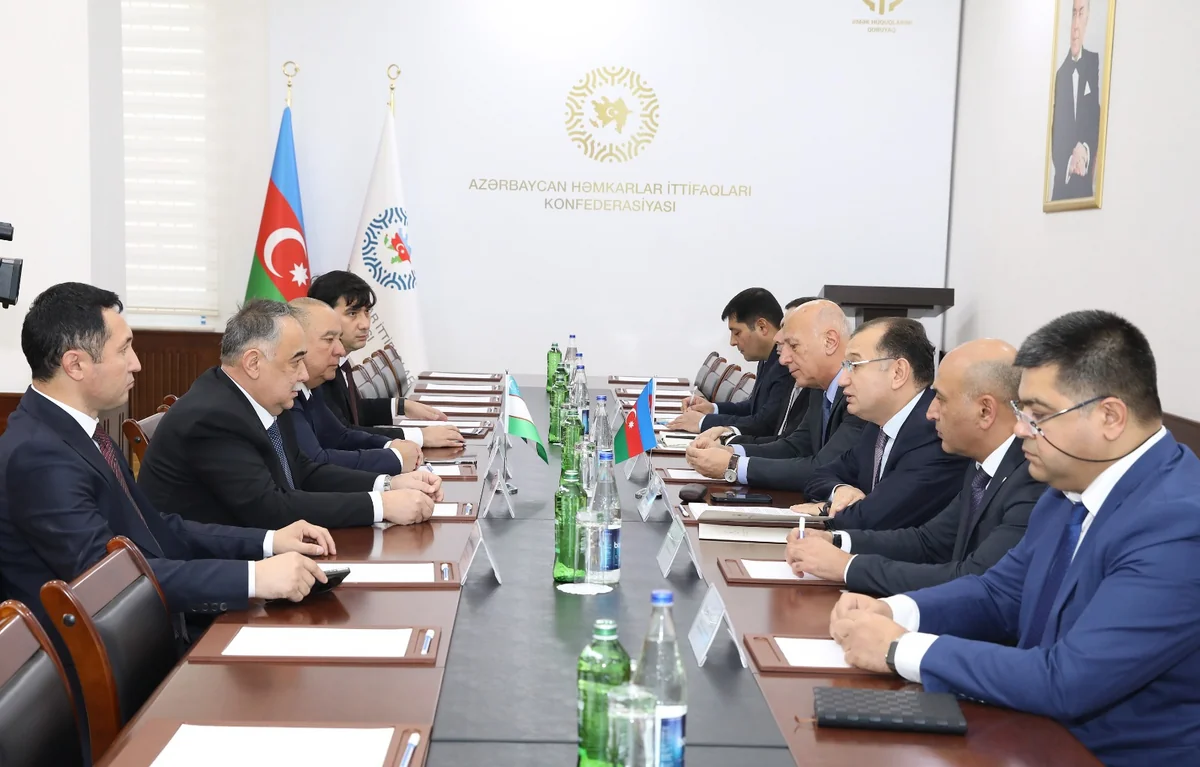 AHİK-də Özbəkistan Həmkarlar İttifaqları Federasiyasının nümayəndələri ilə görüş olub