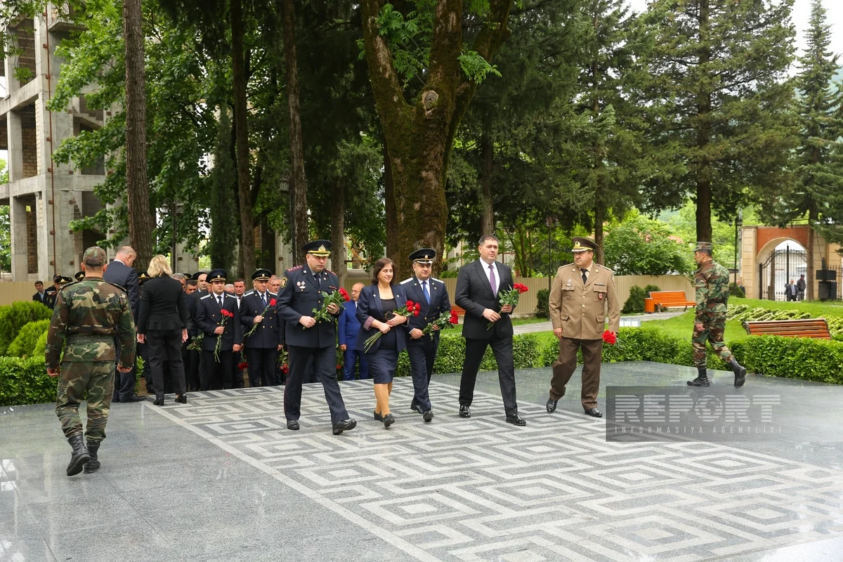 Oğuzda Heydər Əliyevin 100 illik yubileyi qeyd olunub