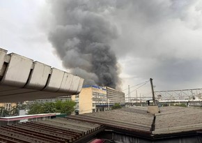 Tbilisidə bazarda baş verən güclü yanğın söndürülüb - YENİLƏNİB