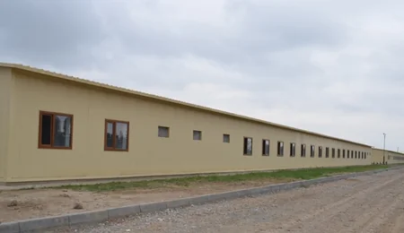 Defense Minister of Azerbaijan inspected the progress of construction work in the military units in frontline zone