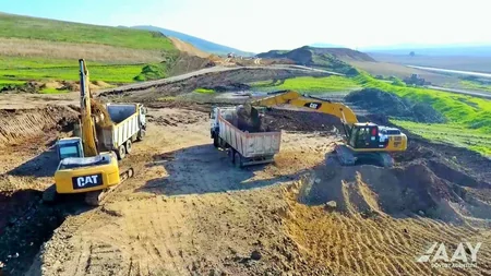 Əhmədbəyli-Füzuli-Şuşa avtomobil yolunun tikintisi sürətlə davam etdirilir