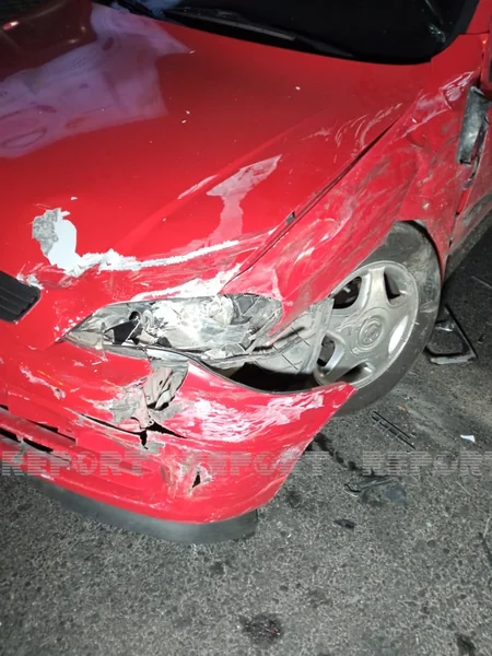 Bakıda iki avtomobil toqquşdu