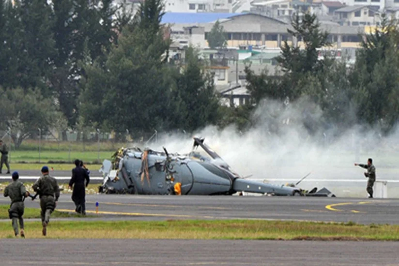 Hindistanda hərbi helikopter qəzaya uğrayıb