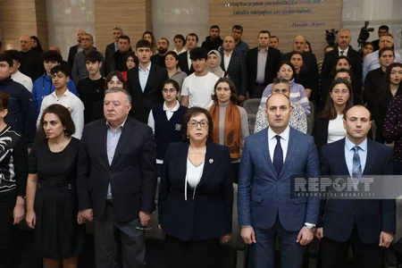 DİM-də şəhid övladları ilə görüş keçirilib