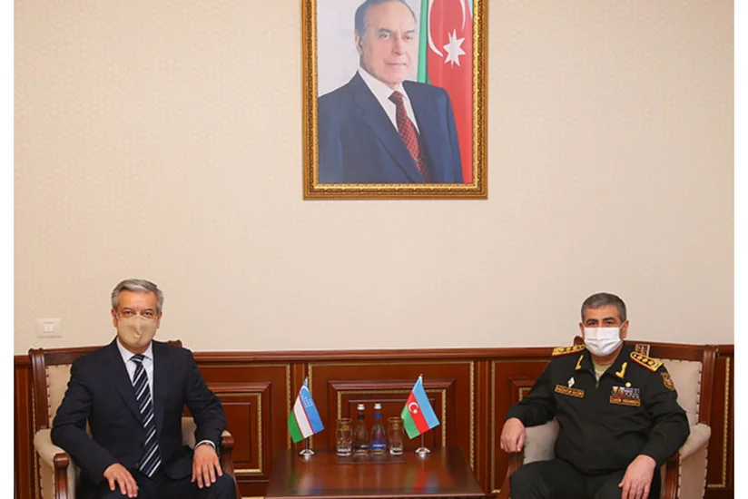 Azərbaycan ilə Özbəkistan arasında hərbi əməkdaşlıq məsələləri müzakirə edilib