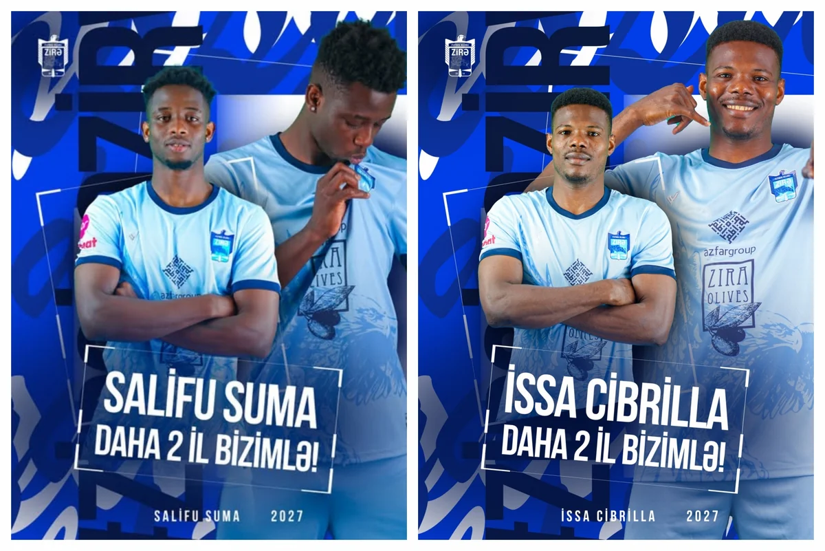 Zirə iki futbolçusu ilə müqavilə müddətini artırıb
