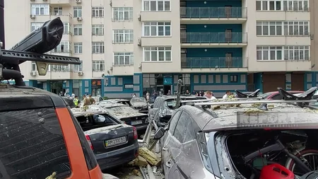 Result of Russian army's attack on Kyiv last night - PHOTO REPORTAGE