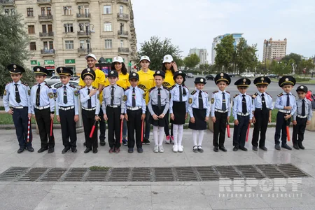 Bakıda “Yollarda ölümsüz bir gün!” devizi altında aksiya keçirilib - FOTO