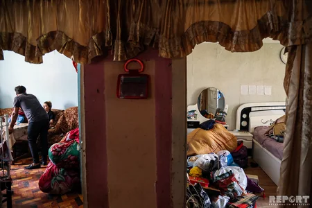 Bakıda evləri yanan məcburi köçkünlər: “Hələ gözləyirik” - FOTOREPORTAJ